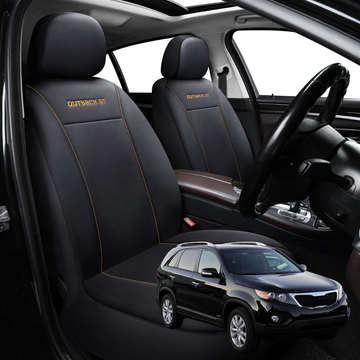 Car Front Seat Cover for Kia Sorento 2009 - 2015 (XM) - Black - 27 x 26 x 10 cm