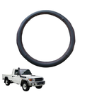 Steering Wheel Cover for Toyota LandCruiser 70 Single Cab 2012 - Current - Black Microfiber Leather - Circle 38 cm-1
