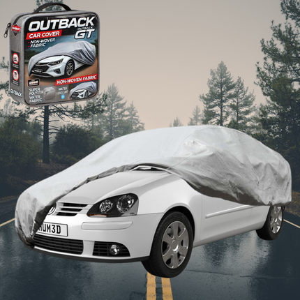 Silvershield Outdoor Car Cover for VolksWagen Golf 2003 - 2009 Hatch (MK5) L - Grey