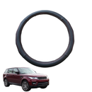 Steering Wheel Cover for Land Rover Range Rover Sport 2014 - Current L494 - Black Microfiber Leather - Circle 38 cm-1