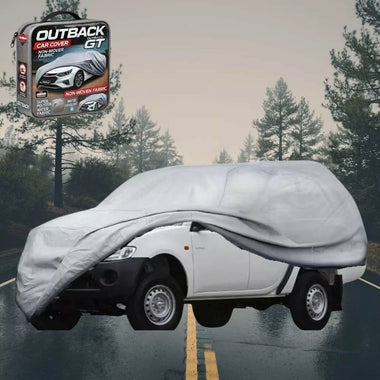 Silvershield Outdoor Car Cover for Mitsubishi Triton Single Cab 2006 - 2012 (ML MN) - XL - Grey