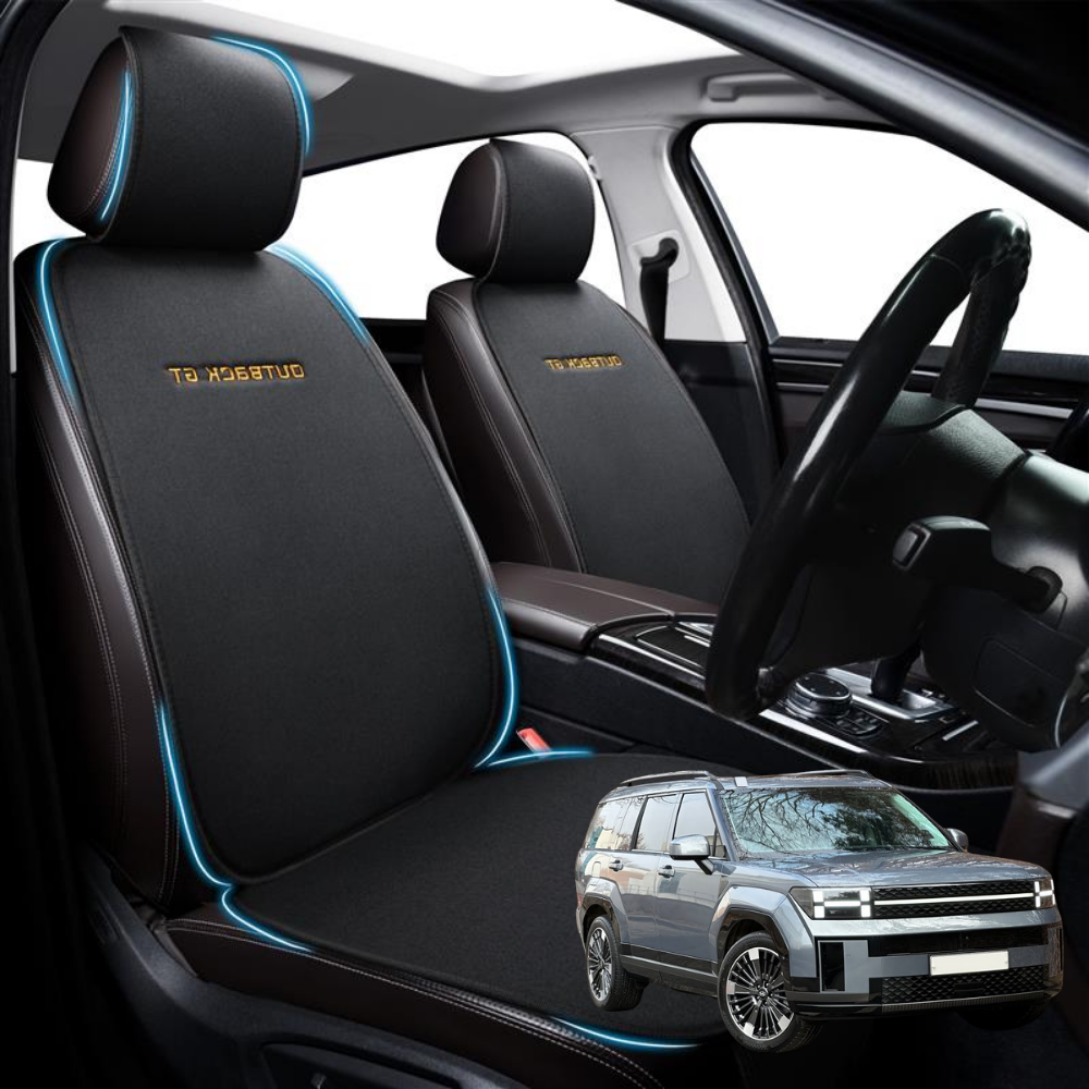 Car Front Seat Cushion Pad for Hyundai Santa Fe Hybrid 2024 - Current (7 Seater) - Pressure Relief - 27 x 26 x 10 cm