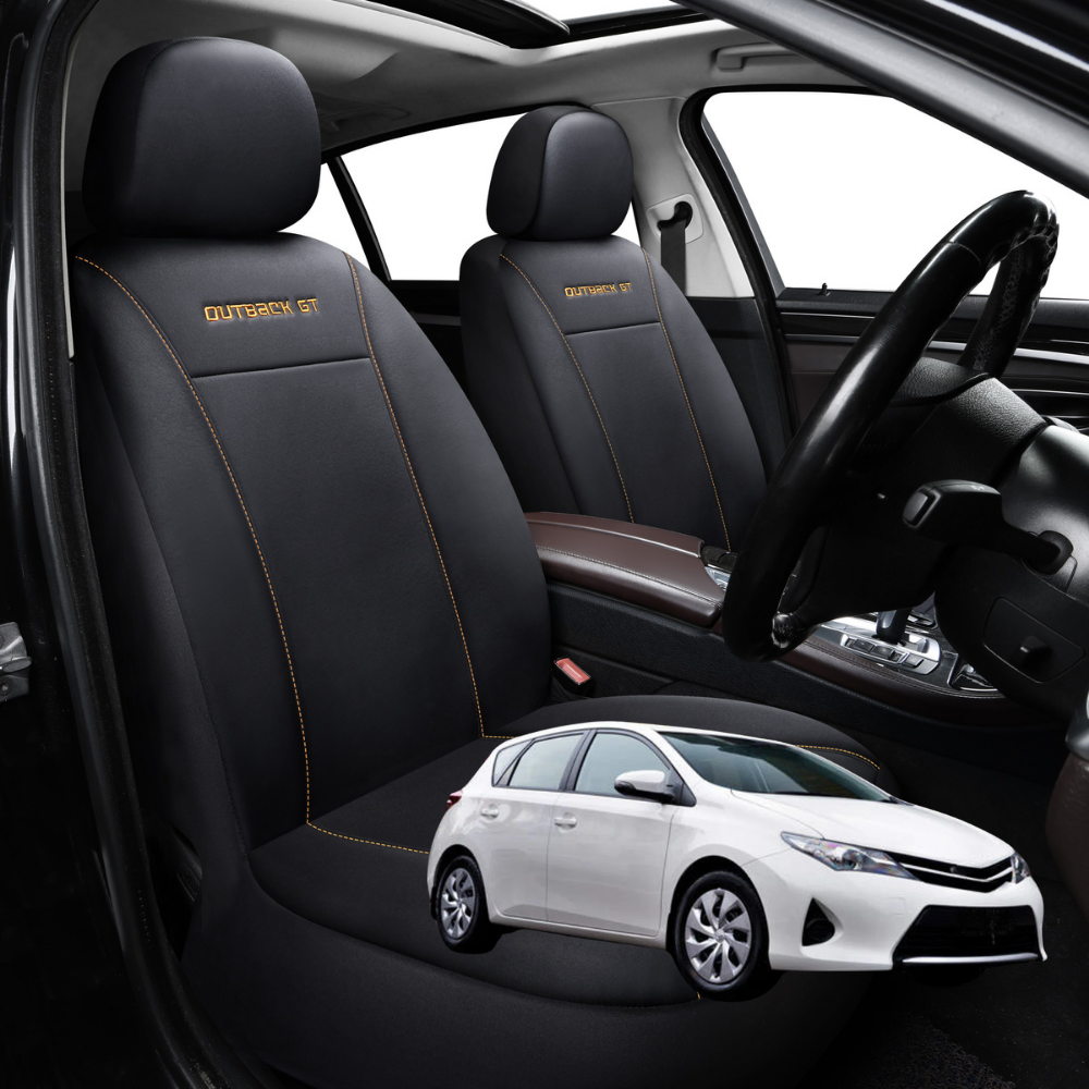 Car Front Seat Cover for Toyota Corolla 2013 - 2018 Hatch (E160/170/180) - Black