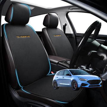 Car Front Sideless Seat Cushion for Hyundai i30 N 2021 - Current Hatch Fastback - Pressure Relief - 27 x 26 x 10 cm