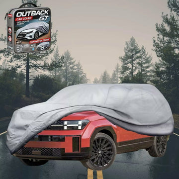 Silvershield Outdoor Car Cover for Hyundai Santa Fe Hybrid 2024 - Current (7 Seater) - XL - Grey