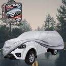 Silvershield Outdoor Car Cover for GWM Haval V240 Single Cab 2010 - 2016 (Wingle 5) XL - Grey-1