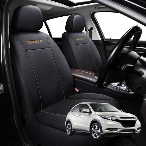 Car Front Seat Cover for Honda HR-V 2015 - 2021 (RU) - Black - 27 x 26 x 10 cm