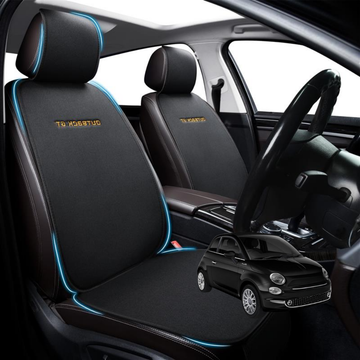 Car Front Sideless Seat Cushion for FIAT 500 500c 2013 - 2021 - Pressure Relief - 27 x 26 x 10 cm