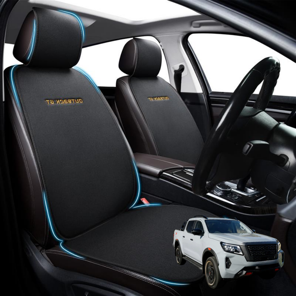 Car Front Seat Cushion Pad for Nissan Navara Dual Cab 2022 - Current Pro-4X - Pressure Relief - 27 x 26 x 10 cm