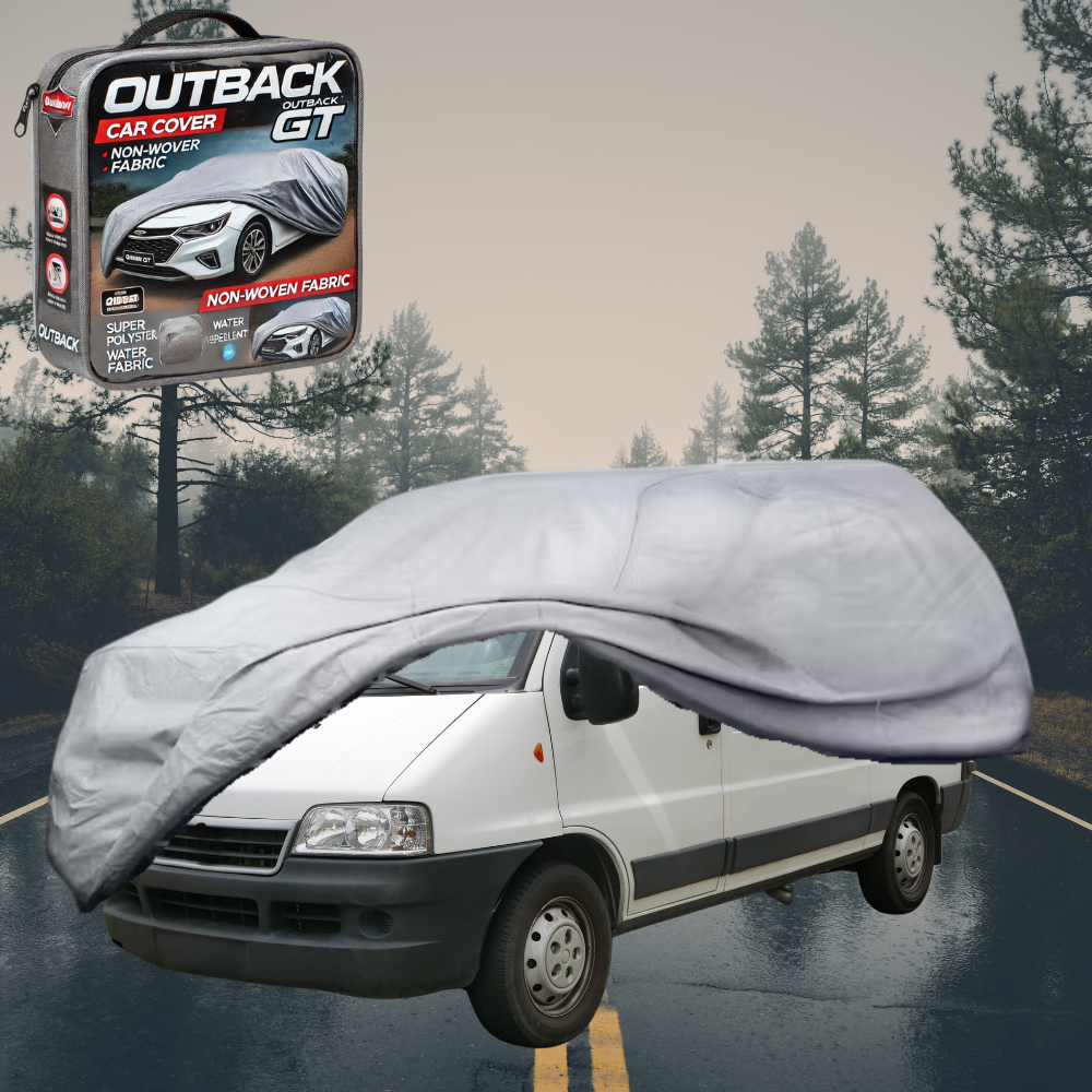 Silver Shield Outdoor Car Cover for FIAT Ducato 2006 - Current XL - Grey