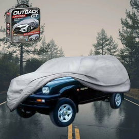 Silvershield Outdoor Car Cover for Mitsubishi Triton Double Cab 1996 - 2006 (MK) XL - Grey