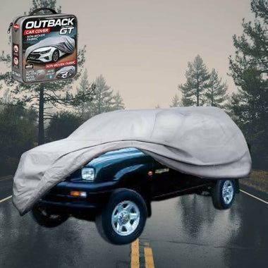 Silvershield Outdoor Car Cover for Mitsubishi Triton Double Cab 1996 - 2006 (MK) - XL - Grey