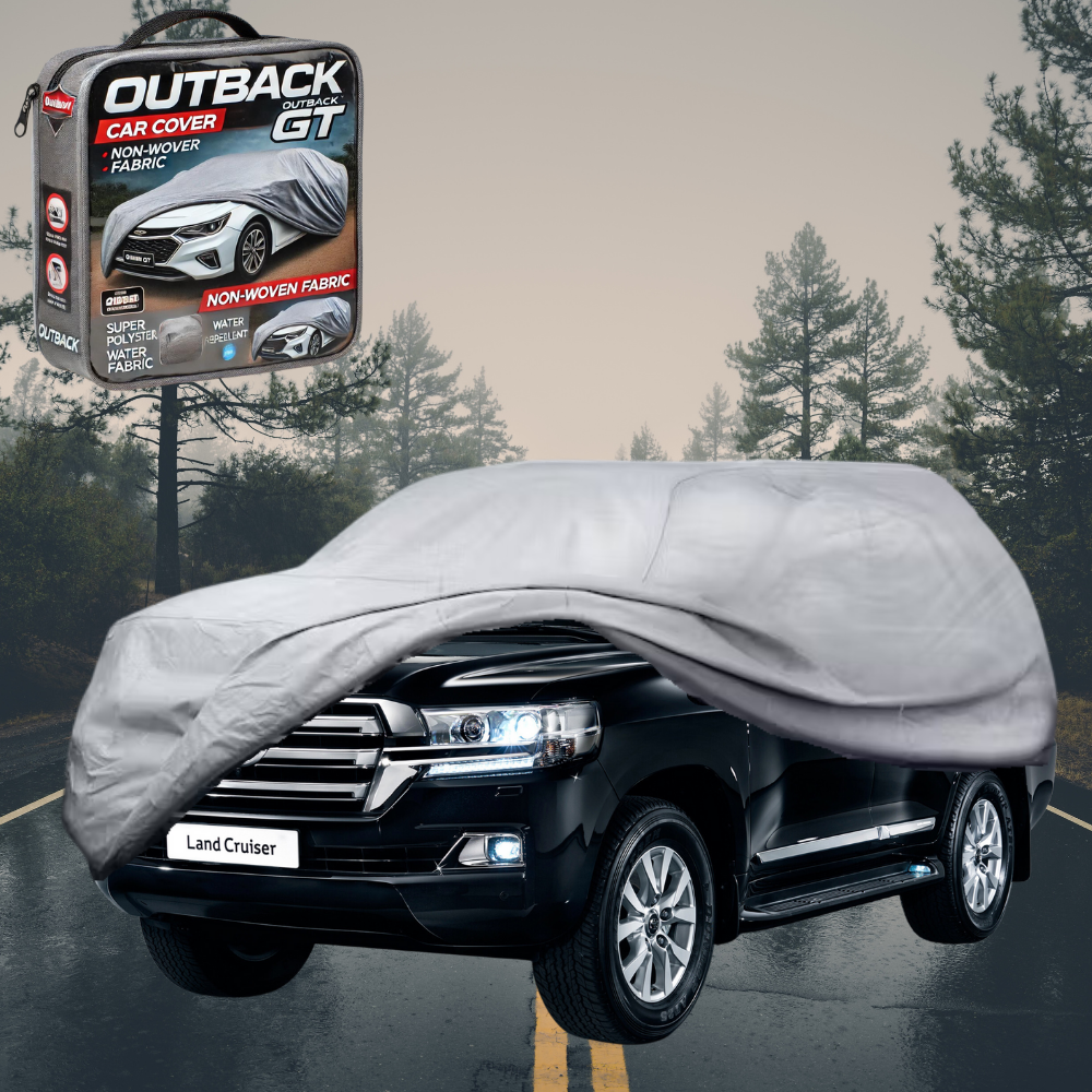 Silvershield Outdoor Car Cover for Toyota LandCruiser 300 2021 - Current XL - Grey
