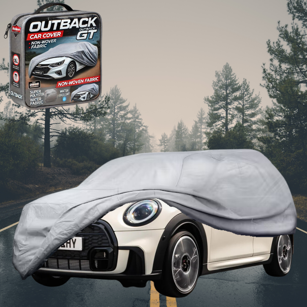 Silver Shield Outdoor Car Cover for MINI Cooper 5-Door Hatch 2014 - 2024 (F55) L - Grey