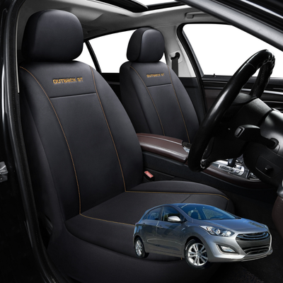 Car Front Seat Cover for Hyundai i30 2012 - 2016 (GD) - Black - 27 x 26 x 10 cm