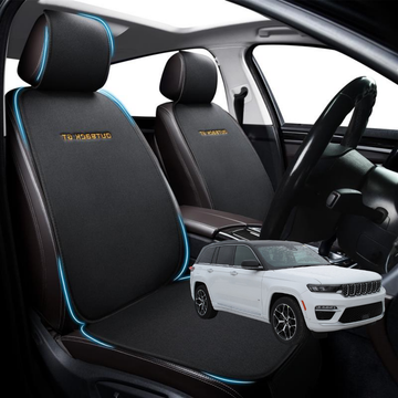 Car Front Sideless Seat Cushion for Jeep Grand Cherokee 2022 - Current (WL) - Pressure Relief - 27 x 26 x 10 cm