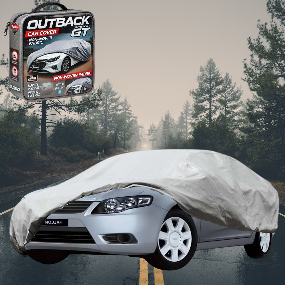 Silver Shield Outdoor Car Cover for Ford Falcon 2008 - 2014 (FG) XXL - Grey