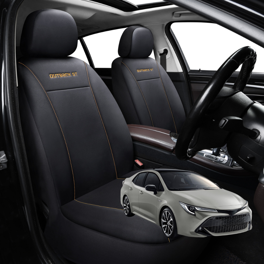 Car Front Seat Cover for Toyota Corolla 2019 - Current Sedan - Black