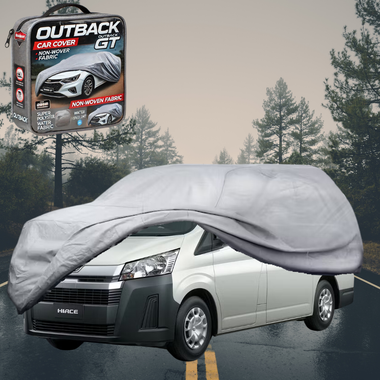 Silvershield Outdoor Car Cover for Toyota Hiace Van 2005 - 2019 (LWB) - XXLC - Grey