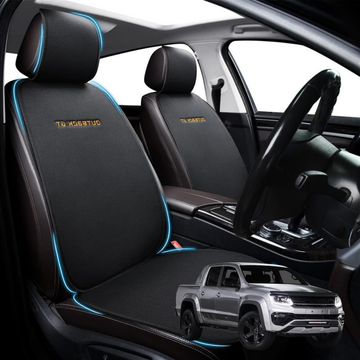 Car Front Sideless Seat Cushion for VolksWagen Amarok Dual Cab 2022 - Current 2H Facelift - Pressure Relief - 27 x 26 x 10 cm