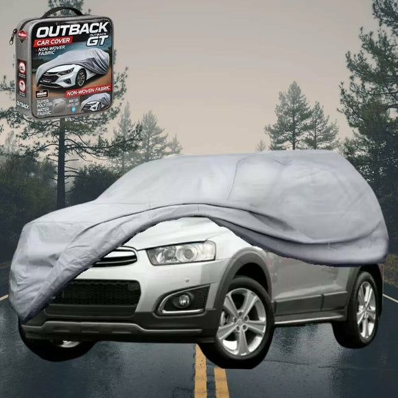 Silvershield Outdoor Car Cover for Holden Captiva 7 2009 - 2015 CG, CG II LC - Grey