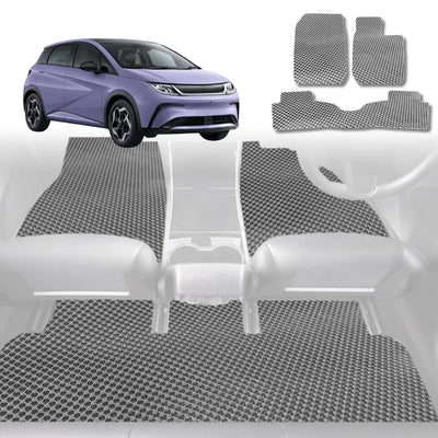 6D Diamond Car Floor Mats for BYD Dolphin 2023 - Current (Dynamic,Premium) - Custom-Fit Carpet Liner - 0