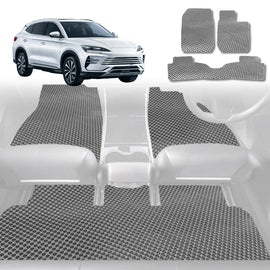 6D Diamond Car Floor Mats for BYD Seal 2024 - Current (RWD,AWD) - Custom-Fit Carpet Liner - 0