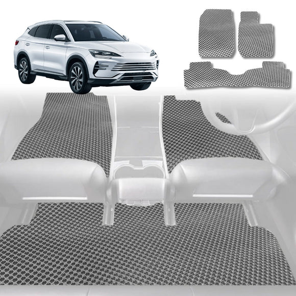 6D Diamond Car Floor Mats for BYD Seal 2024 - Current (RWD,AWD) - Custom-Fit Carpet Liner