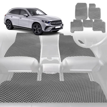 6D Diamond Car Floor Mats for Mercedes-Benz GLC 2023 - Current (X254) - Custom-Fit Carpet Liner - 0