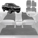 6D Diamond Car Floor Mats for Mitsubishi Triton Double Cab 2024 - Current (LC/MV) - Custom-Fit Carpet Liner-2