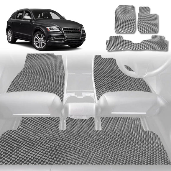 6D Diamond Car Floor Mats for Audi Q5 SQ5 2017 - Current FY - Custom-Fit Carpet Liner