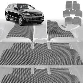 6D Diamond Car Floor Mats for Audi Q7 SQ7 2015 - Current 4M - Custom-Fit Carpet Liner - 0