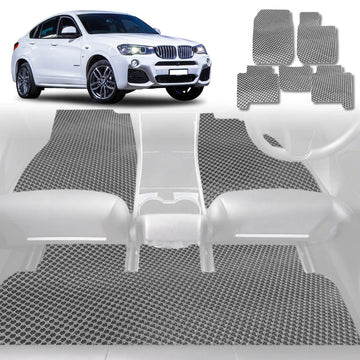 6D Diamond Car Floor Mats for BMW X4 2018 - Current (G02) - Custom-Fit Carpet Liner - 0