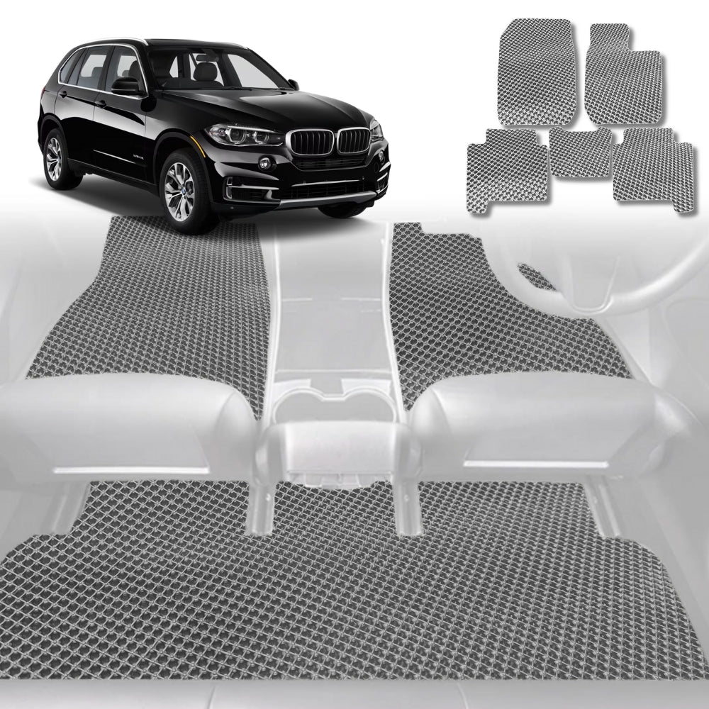 6D Diamond Car Floor Mats for BMW X5 2018 - Current (G05) - Custom-Fit Carpet Liner - 0