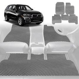 6D Diamond Car Floor Mats for BMW X5 2018 - Current (G05) - Custom-Fit Carpet Liner - 0
