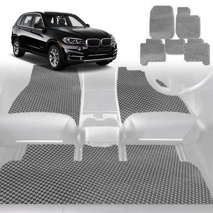 6D Diamond Car Floor Mats for BMW X5 2018 - Current (G05) - Custom-Fit Carpet Liner - 0