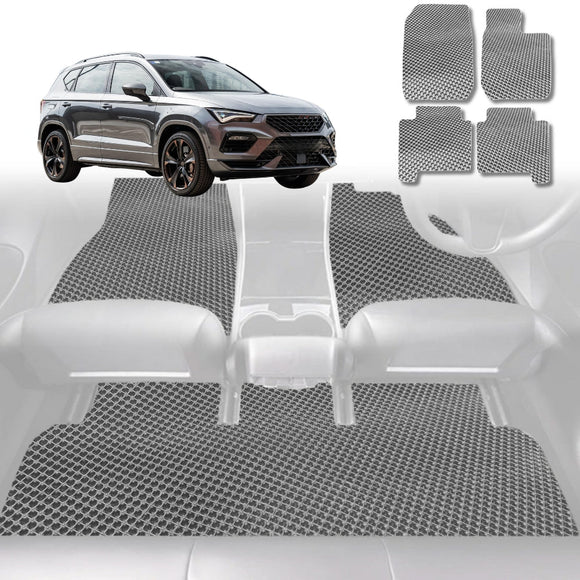 6D Diamond Car Floor Mats for Cupra Ateca 2016 - Current - Custom-Fit Carpet Liner