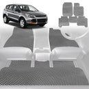 6D Diamond Car Floor Mats for Ford Escape 2013 - 2019 ZG - Custom-Fit Carpet Liner-2