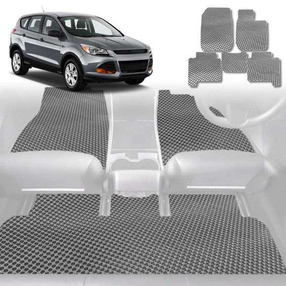 6D Diamond Car Floor Mats for Ford Escape 2013 - 2019 ZG - Custom-Fit Carpet Liner