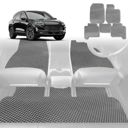 6D Diamond Car Floor Mats for Ford Escape 2020 - Current ZH - Custom-Fit Carpet Liner - 0