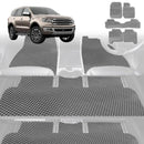 6D Diamond Car Floor Mats for Ford Everest 2015 - 2021 UA - Custom-Fit Carpet Liner-2