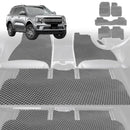 6D Diamond Car Floor Mats for Ford Everest 2022 - Current UA - Custom-Fit Carpet Liner-2