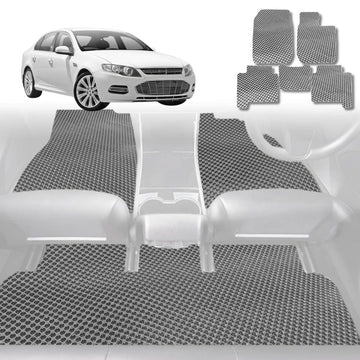 6D Diamond Car Floor Mats for Ford Falcon 2008 - 2014 (FG) - Custom-Fit Carpet Liner - 0