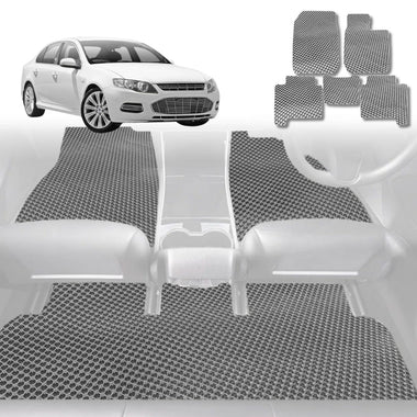 6D Diamond Car Floor Mats for Ford Falcon 2014 - 2016 (FGX) - Custom-Fit Carpet Liner - 0