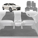 6D Diamond Car Floor Mats for Ford Mondeo 2015 - 2019 (MD/MK5) - Custom-Fit Carpet Liner-2
