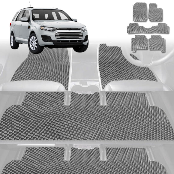 6D Diamond Car Floor Mats for Ford Territory 2004 - 2011 SX, SY - Custom-Fit Carpet Liner