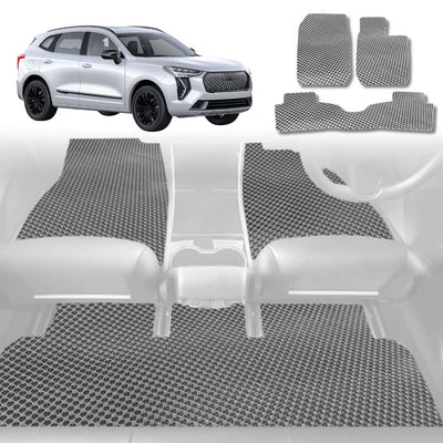 6D Diamond Car Floor Mats for GWM Haval Jolion 2020 - Current A01 - Custom-Fit Carpet Liner - 0