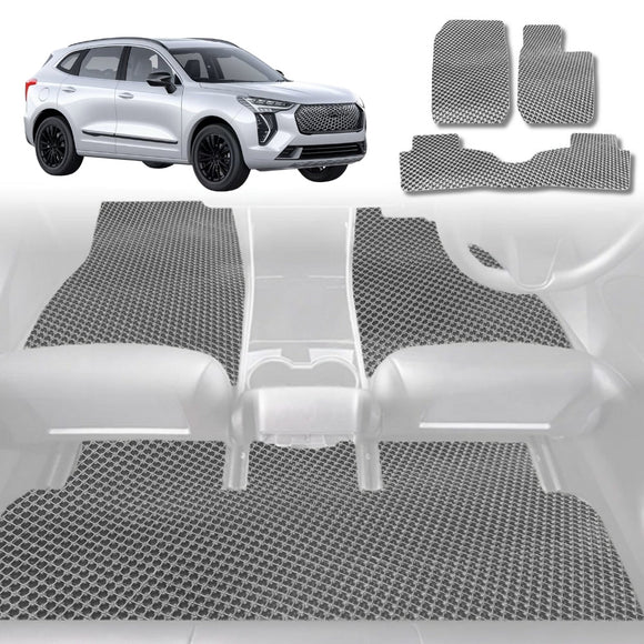 6D Diamond Car Floor Mats for GWM Haval Jolion 2020 - Current A01 - Custom-Fit Carpet Liner