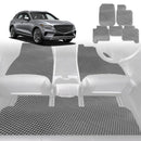 6D Diamond Car Floor Mats for Genesis GV70 2022 - Current IK - Custom-Fit Carpet Liner-2