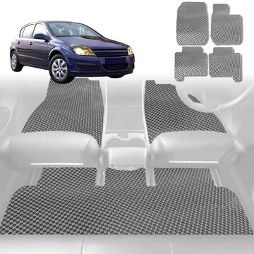 6D Diamond Car Floor Mats for Holden Astra 2004 - 2009 (AH) - Custom-Fit Carpet Liner - 0